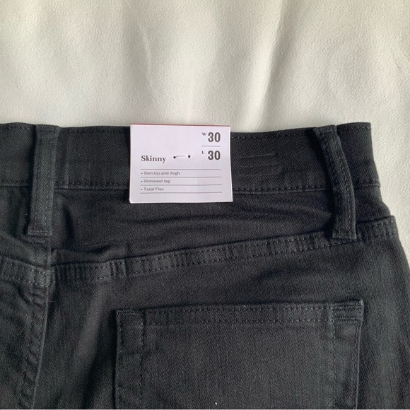 Goodfellow & Co Men's Dark Black Straight Jeans - Picture 4 of 8